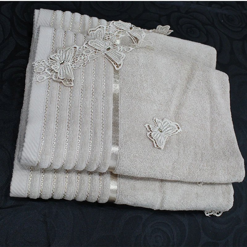 100% Хлопок Жаккард Полотенце Отеля Удобные Полотенца