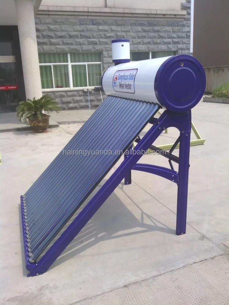 200L Galvanized steel Non-pressure solar hot water heater,solar geyser