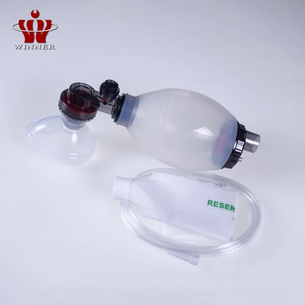 
First aid type breathing system adult ambu bag resuscitation set 