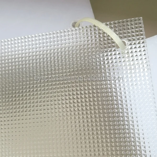 Polystyrene PS safety patterned sheet for shower cabinet