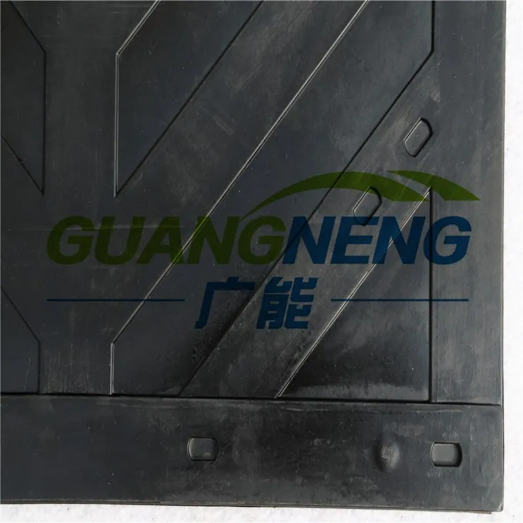 For trailer trucks rubber black mudguard
