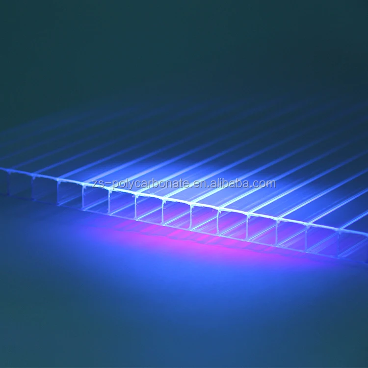 4mm 6mm 8mm 10mm Twin wall polycarbonate panel for greenhouse