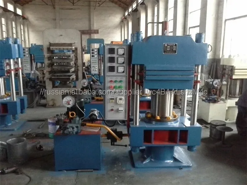 Вулканизационный пресс одноэтажный с размером плит 400х400 мм