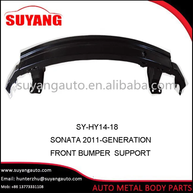 Замена остова переднего бампера для запчастей кузова автомобиля Хендай Соната 2011.