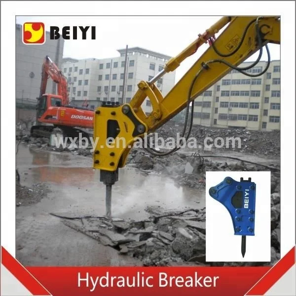 OEM 4-55T excavator/backhoe attachment hydraulic breaker hammer with chisel hydraulic rock breaker hydraulic hammer for loader