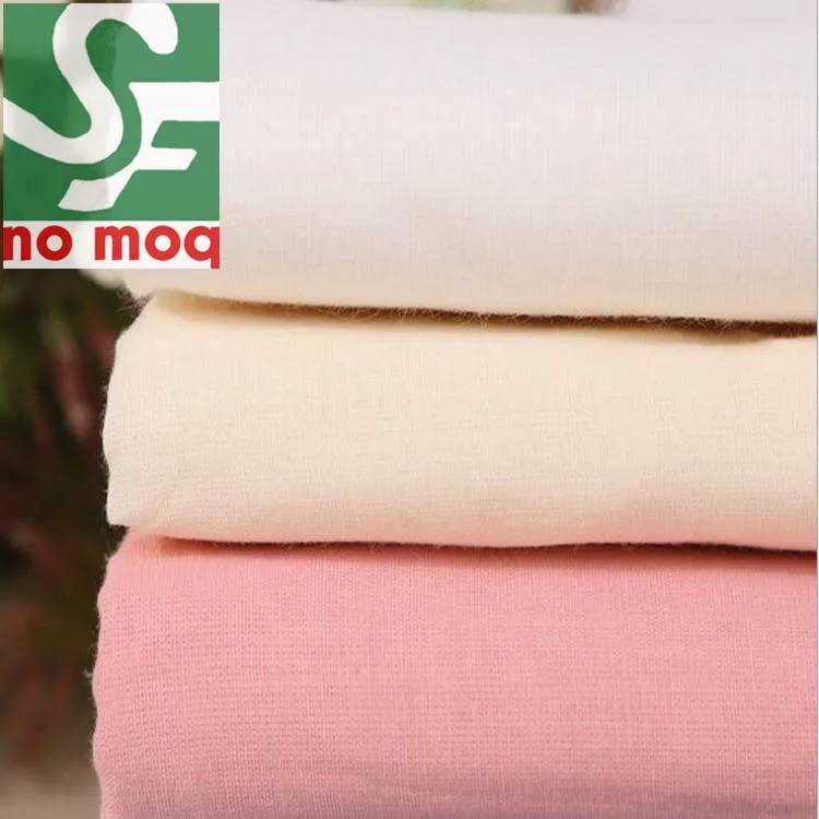 
T/C Woven Plain Shirting Fabric 65 Polyester 35 Cotton Twill Cloth Fabric 