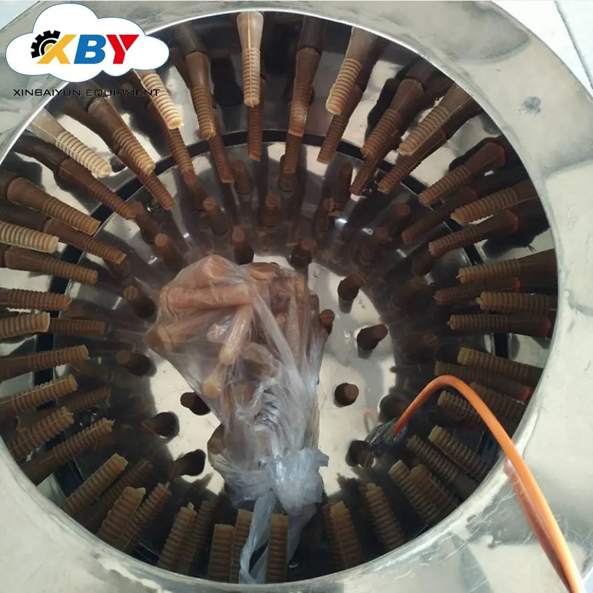 Free shipping 65 mini chicken defeather Plucking machine for poultry plant/ feather and feet skin plucking machine