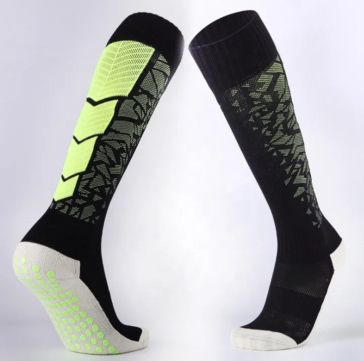 KANGYI Sports wear Men grip stockings Wholesale anti slip Soccer football socks