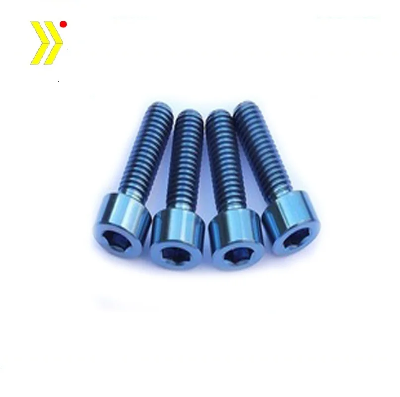 m2 m3 m4 m6 m8 anodized aluminium screw made in china