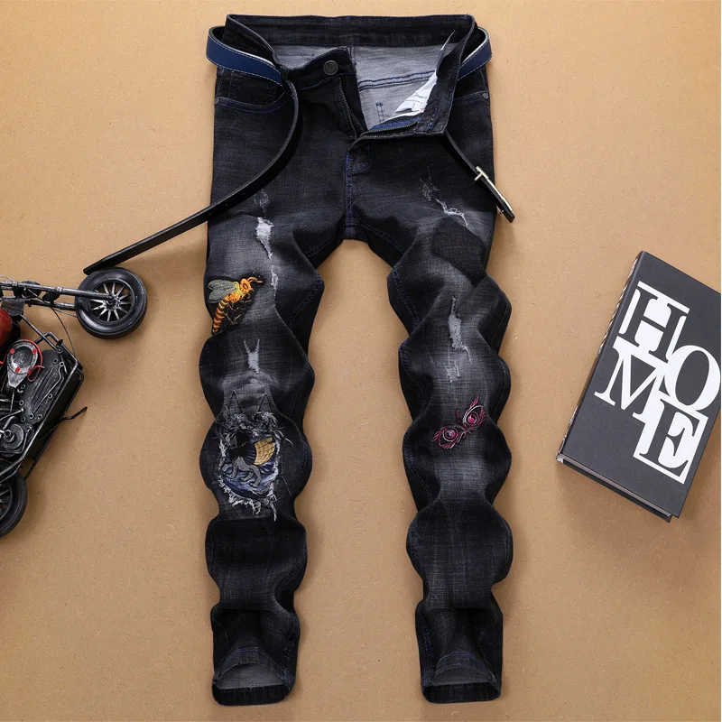 S428 New Promotion Low Price Customized Branded Jean For Man Supplier In China