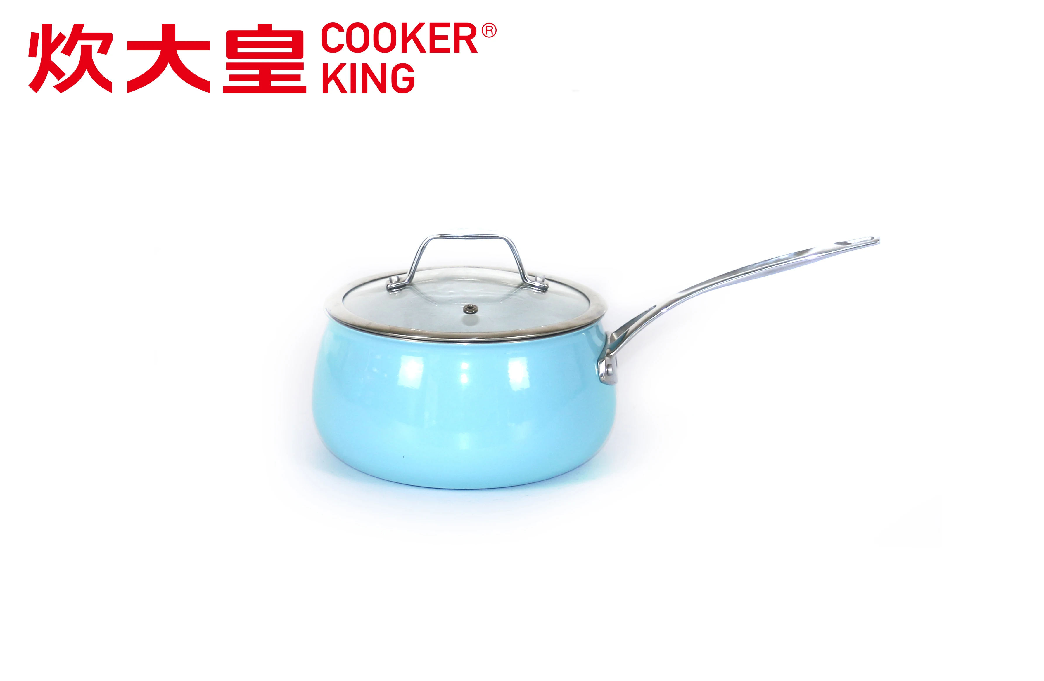 
BIG GIRL pressed aluminium non-stick cookware set 