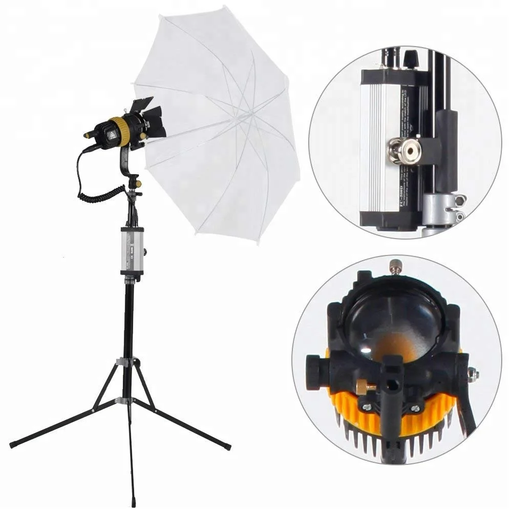 Portable High CIR Bi-color 50W LED Spotlight 3200K-5600K for Camera Video Studio Continuous Light