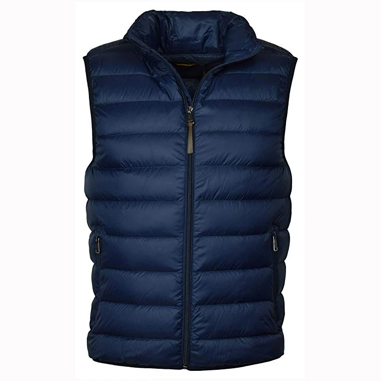 LS565 зимний мужской пуховой жилет без рукавов с перьями