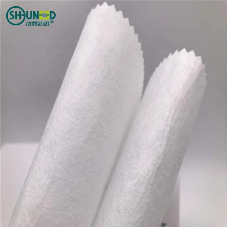 
China supplier 100% polyester embroidery backing paper embroidery backing nonwoven fabrics for garment 