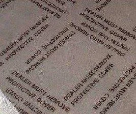 Protective Film for Automobile Carpet