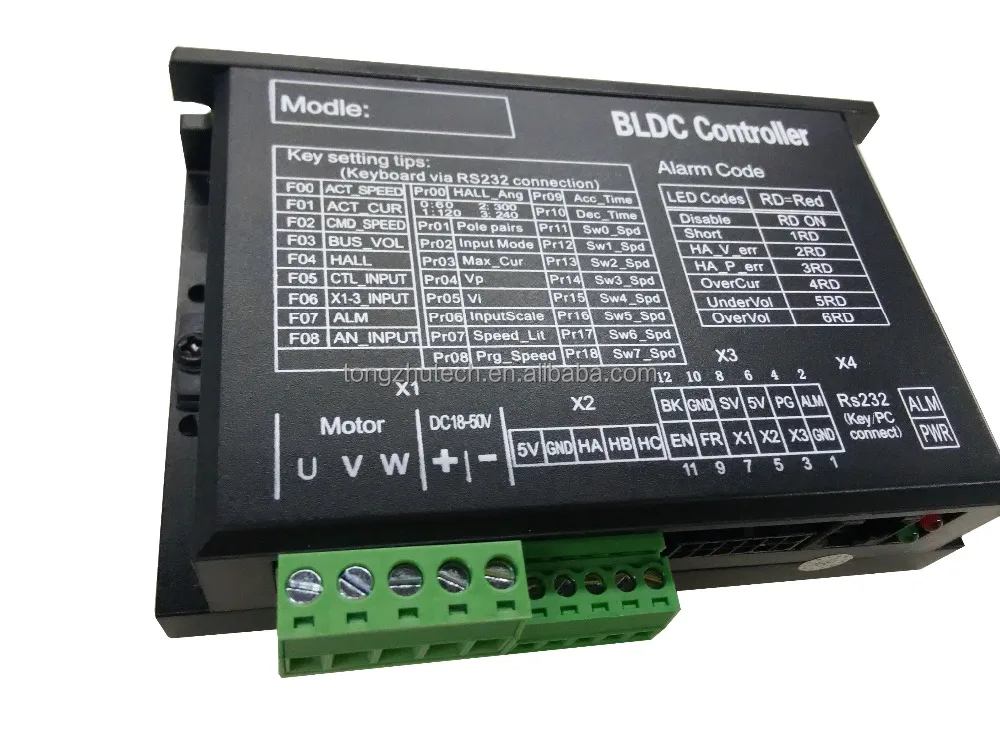 Analog PWM Control BLDC Motor Driverr DC Servo Driving Controller For Differetial Unit