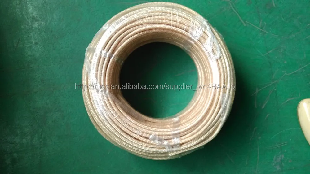 Горячая распродажа LX-75-141 75 Ом PTFE / FEP изоляцией полумягкие коаксиальный кабель