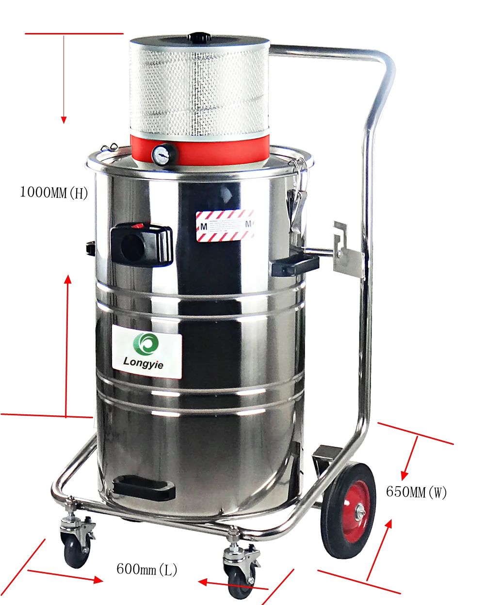 
B1580 24V 1500W portable Battery poewred industrial vacuum cleaner 