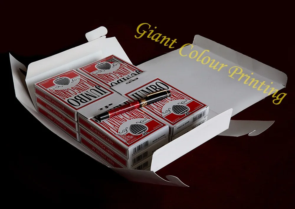 
dubai burj al arab gold yahoo games 100% plastic coated big size jumbo paper playing cards 