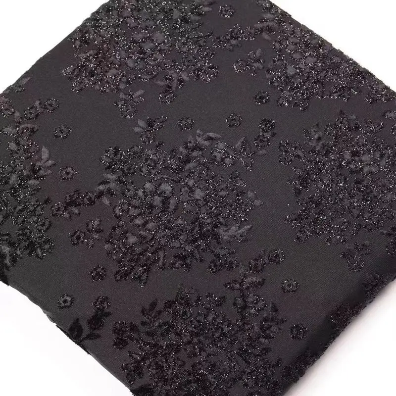 Sequin Iridescent Sparkly Lace Fabric For Haute Couture