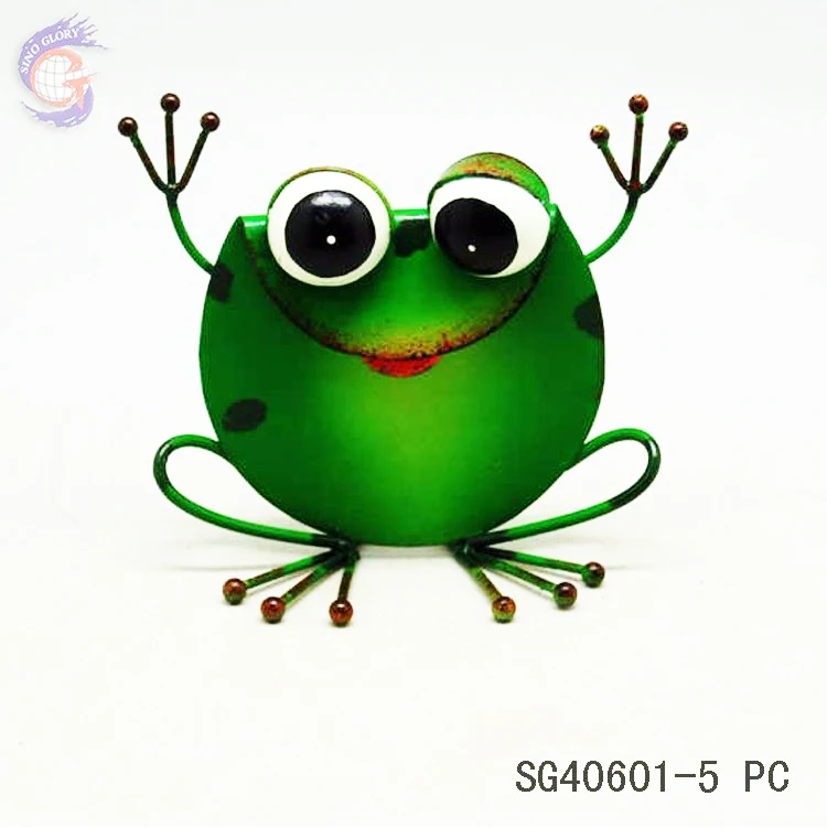 Из кованого металла под старину чугун лягушка для домашнего декоративного искусства