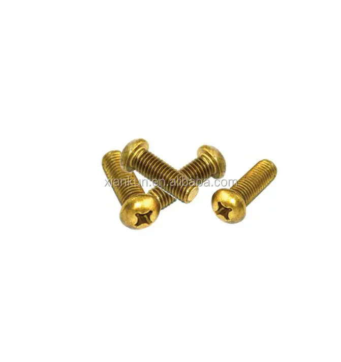 M3/M4/M5 Brass round head bolt Pan head screws Self-tapping screws