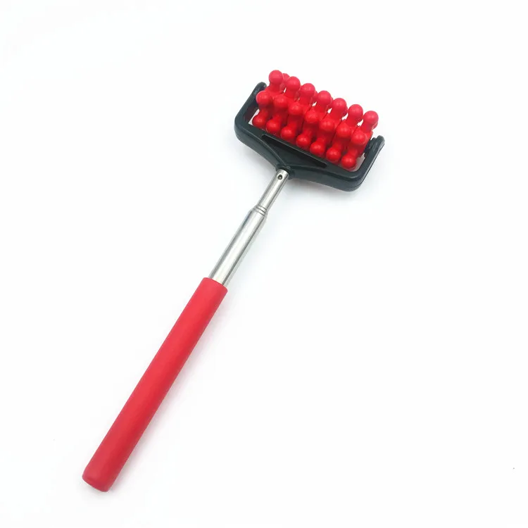 Stainless steel Telescopic Extendable roller massager back scratcher