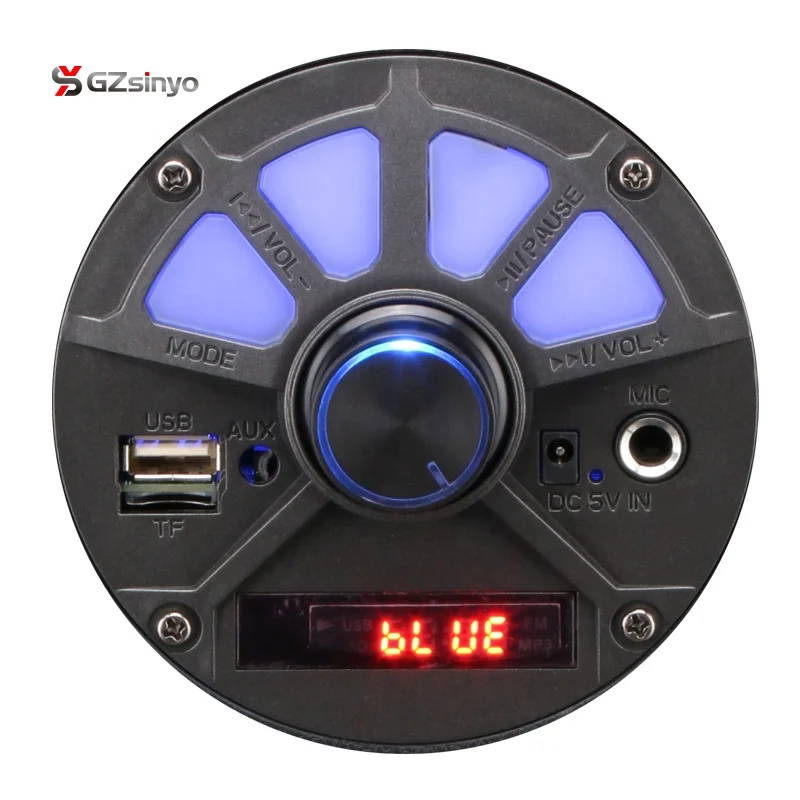 6  Inch Digitize Portable Powerful Rechargeable Trolley Speaker With Subwoofer