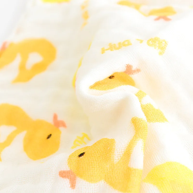 Wholesale Six Layers Cotton Gauze Microfibre Baby Bibs white Face Towel baby Saliva Towel