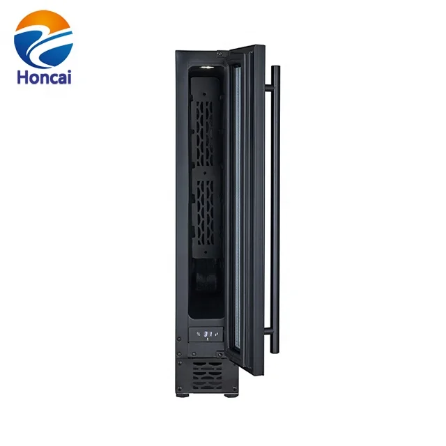 7 bottles single zone compressor cooling built-in wine cooler/cellar