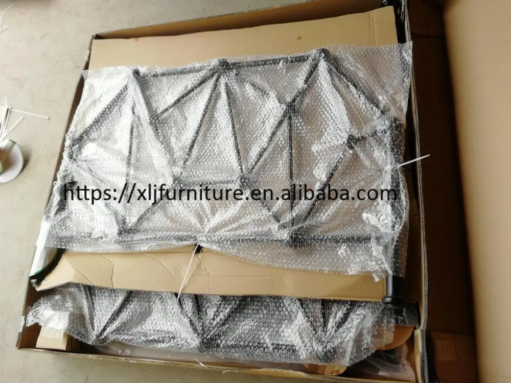 New design single double metal bed frame iron bed frame