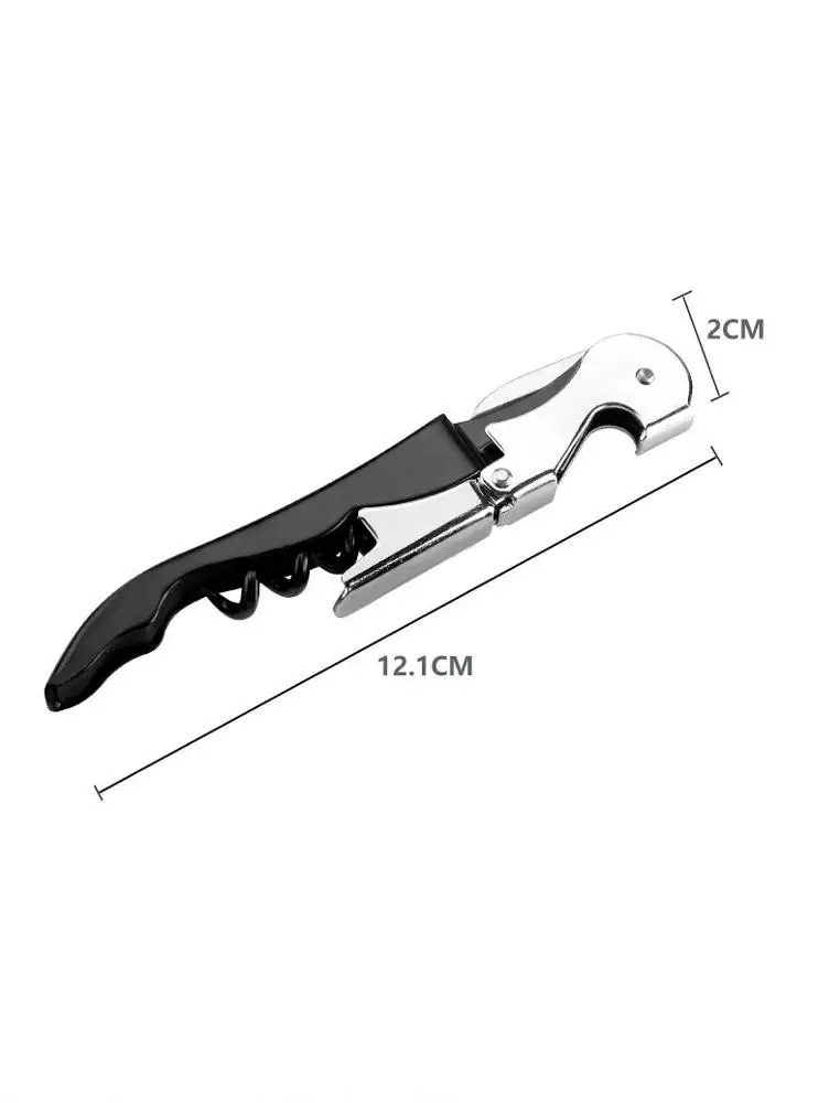 Beer Key Double Hinged Corkscrew Hippocampus Knife Wine Bottle Opener