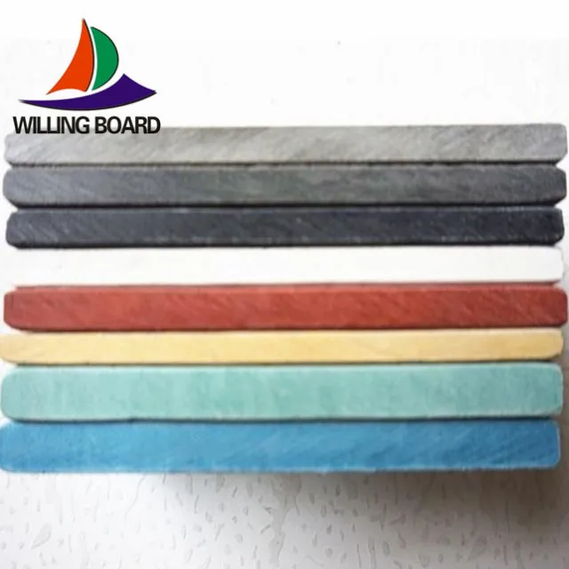 through color fibre cement panel for exterior cladding