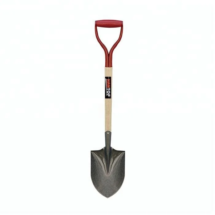 Mini shovel with wooden handle