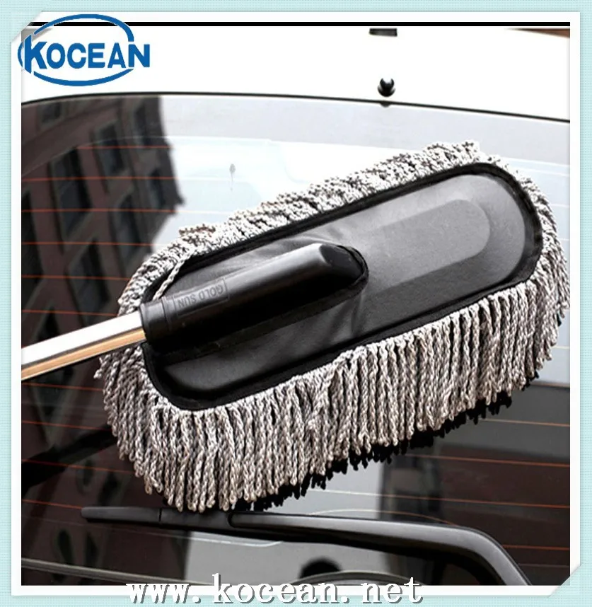 Alibaba Supplier Microfiber Telescopic Long Handle Rod Car Wash Brush