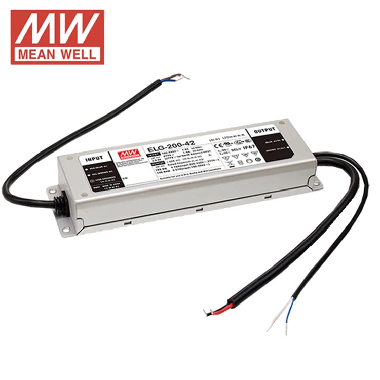 Original MEANWELL led driver 200W 32 volt dc power supply ELG-200-36A