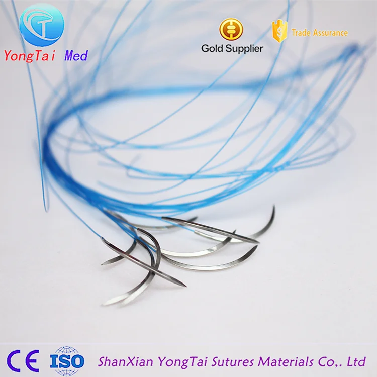 
Brand new non-absorbable 10/0 nylon surgical suture with high quality 