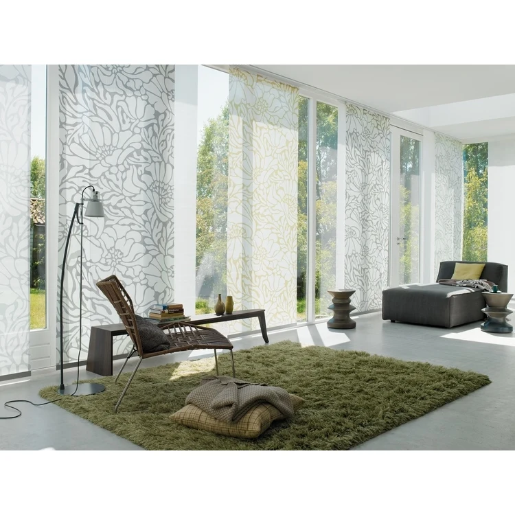 Высокое качество дешевая Декор интерьер дизайн Windows шнур-Бесплатный панель Трек слепых вертикальные жалюзи