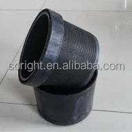 Pure plastic thread protector for tubing casing