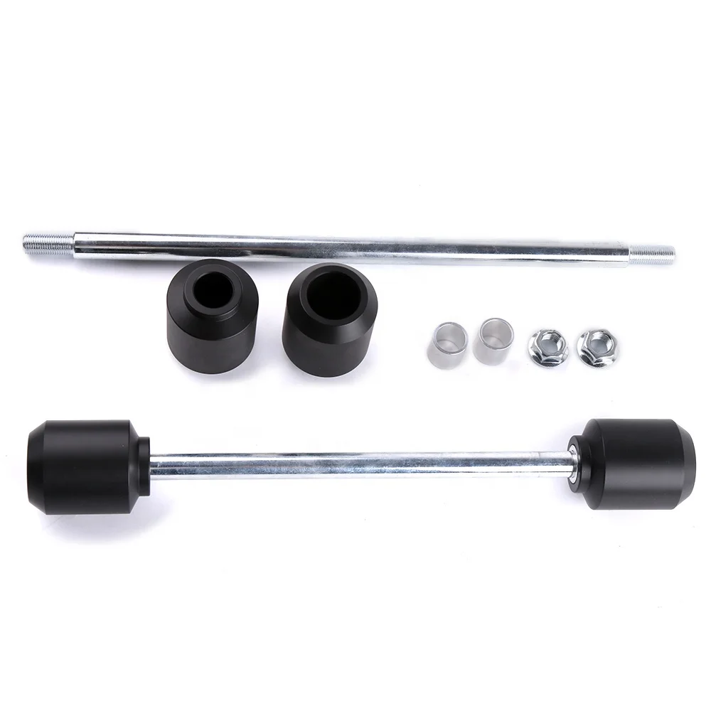 Universal Motorcycle Front & Rear Axle Fork Crash Sliders Wheel For Kawasaki Z250 Z300 Ninja motorcycle parts and accessories