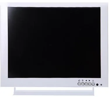 
High Definition Security LED Backlight Square 19 Inch CCTV BNC Monitor 