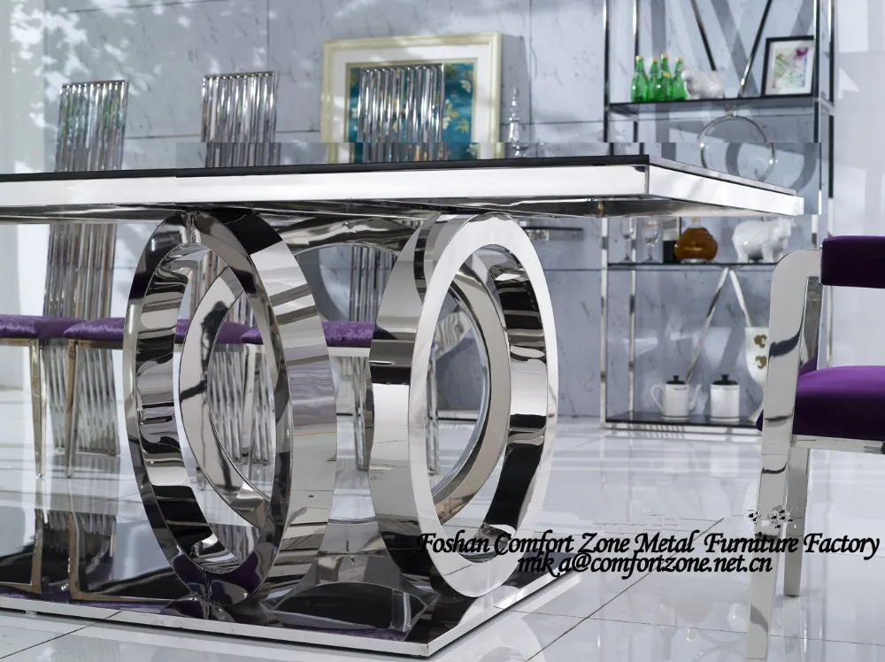 
A8068 2016 Strong Buy,best quality modern design tempered glass top dining table 