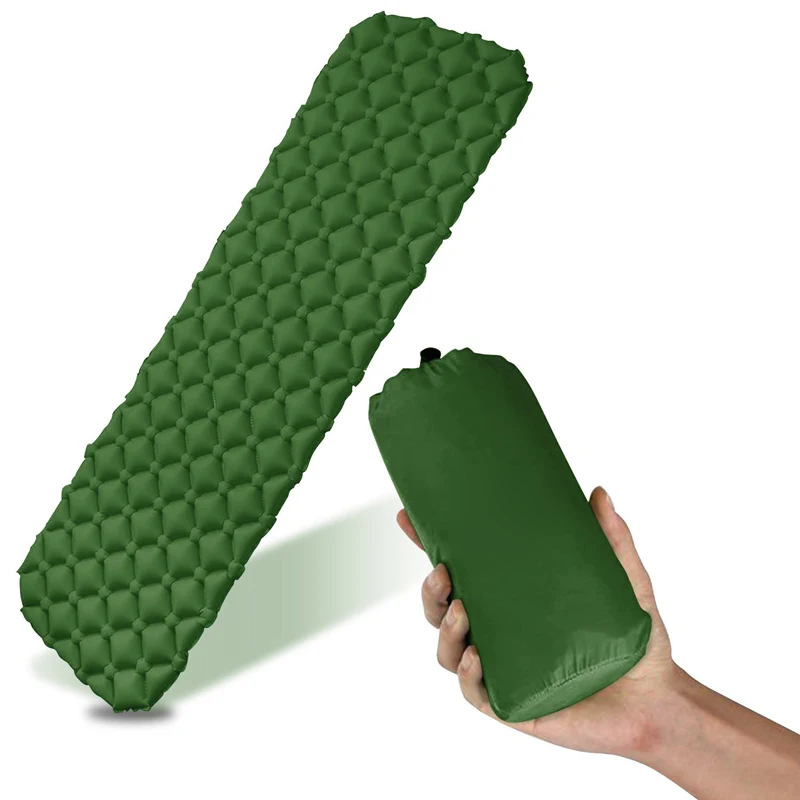 Insulated Air Mat Inflatable Air Mattress Pad Lightweight Camping Sleeping Bag Pad