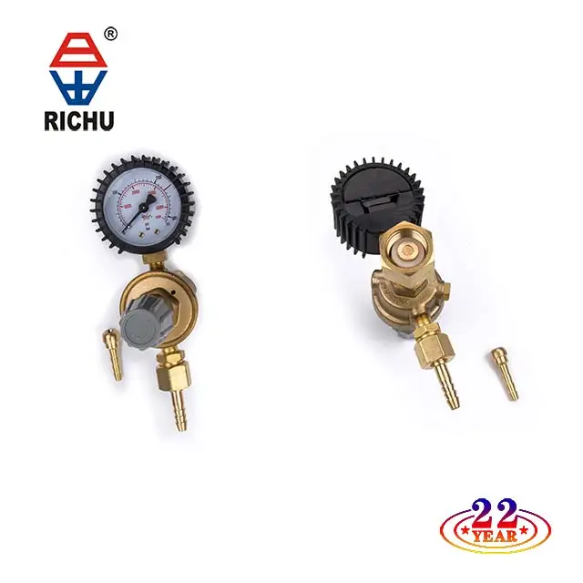 co2 mig tig flow meter gas regulator