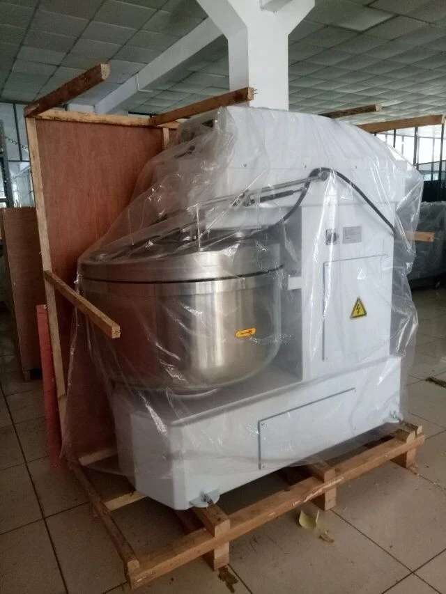 Bakery 100kg Flour Electric Spiral Dough Mixer Price Flour Kneader Bread Baking Machine