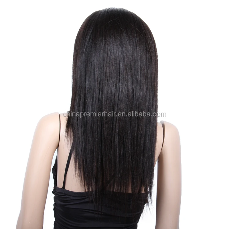 Парики из малайзийских волос с длинным шнурком, длина 16 дюймов