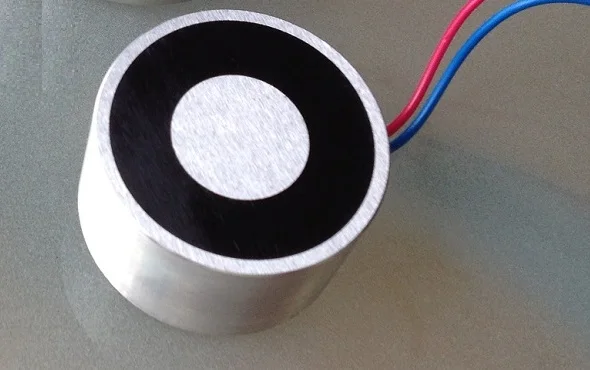 20kgs force JSP-3022 flat Electromagnet, 24V DC electromgnets, round electromagnet