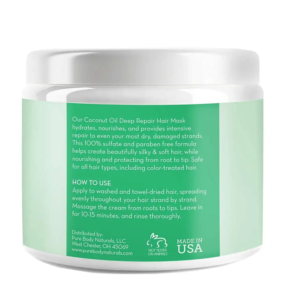 Private Label Coconut Oil Hair Mask