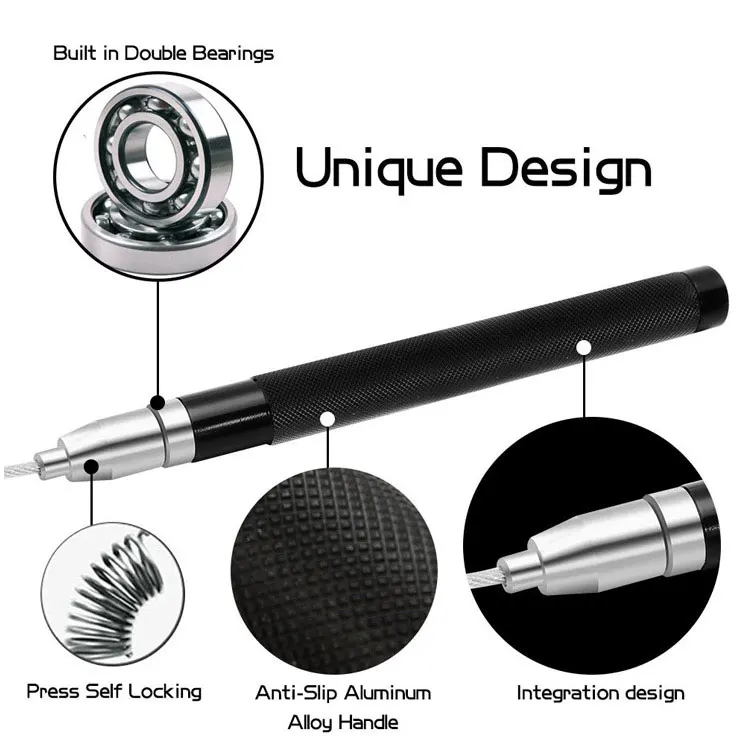Premium Quality Exercise Adjustable Self-lock Steel Wire Aluminium Handle High Speed Jump Rope