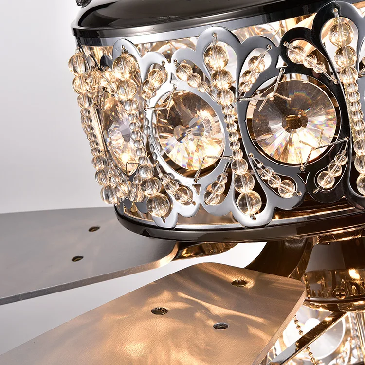 
LED remote control fancy ceiling fan lighting lamp chandelier decorative ceiling fan with light 